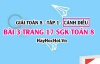 Giải bài 3 trang 17 Toán 8 Tập 1 SGK Cánh Diều